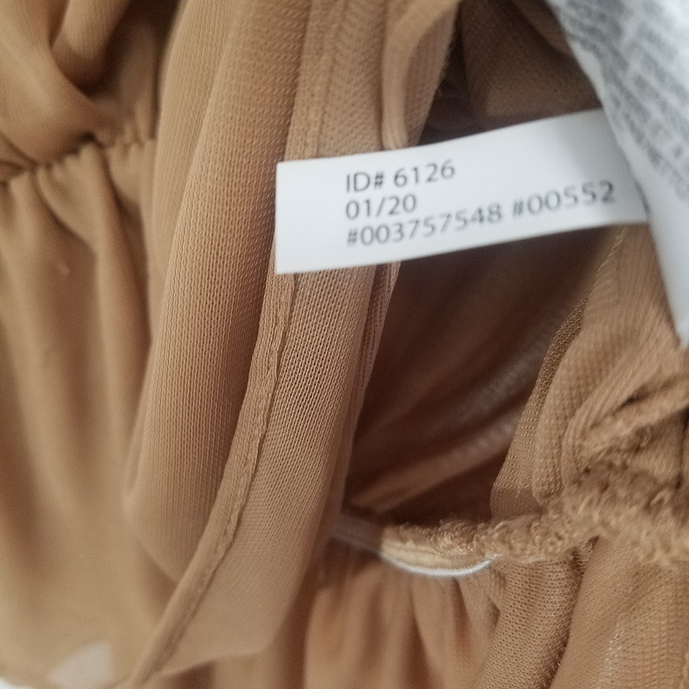 Express Tan Ruffle Top - Picture 7 of 10